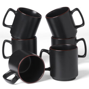 Nebula Series 6 Pieces Mug Set with Rufous Rim